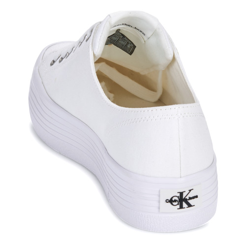 Calvin Klein Jeans - VULC FLATFORM ESSENTIAL MONO - Blanc