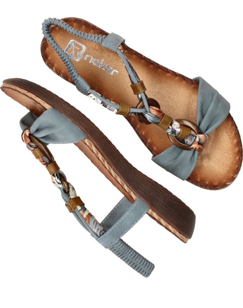 Rieker Sandalen Blauw Dames