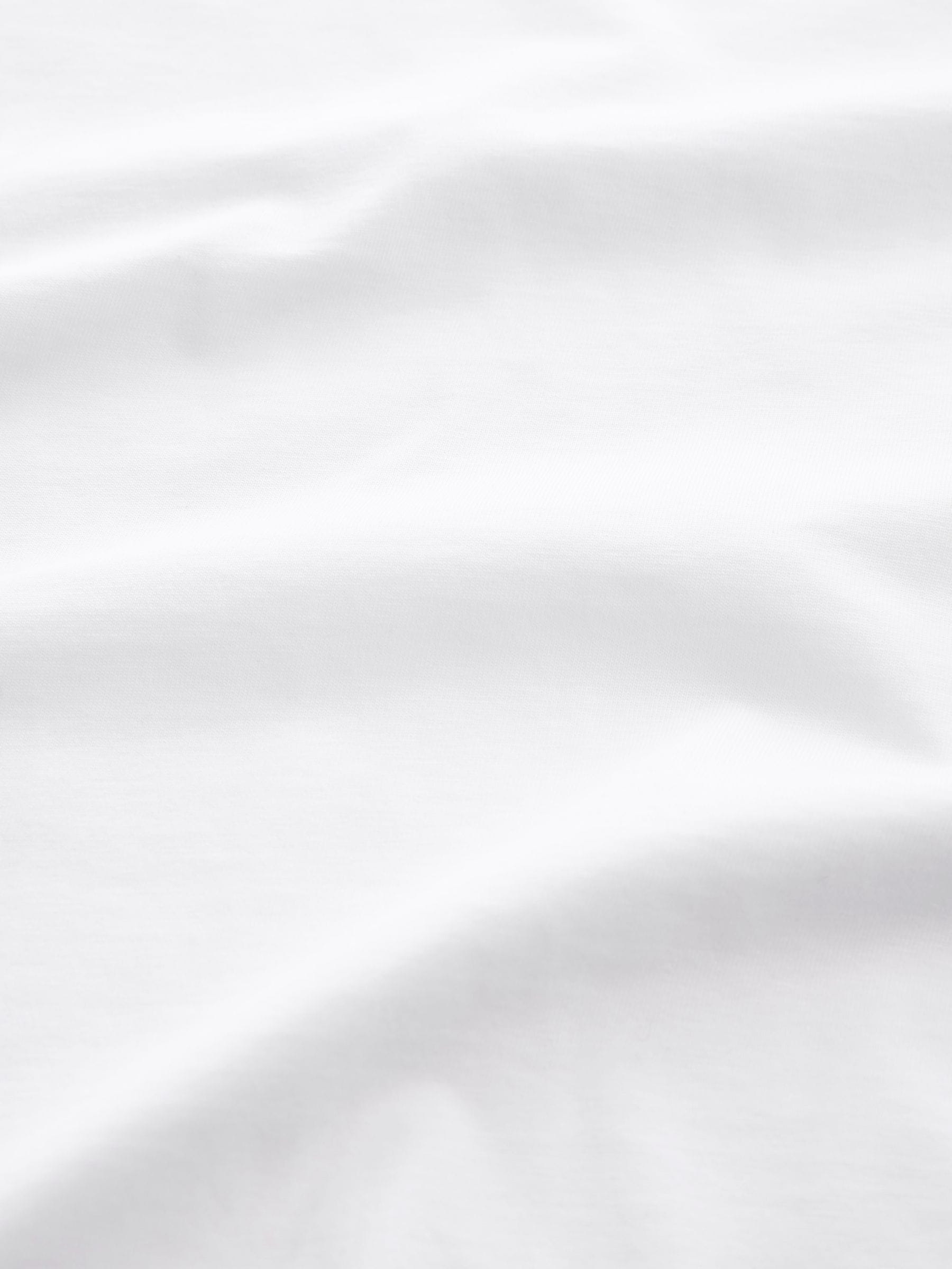 Wit - Relaxed fit - Essentieel katoenen T-shirt met ronde hals