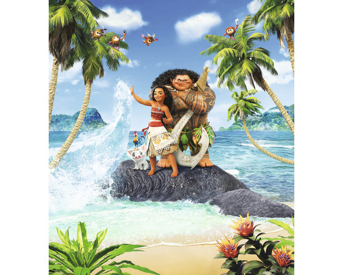 Vliesbehang IADX5-012 Into Adventure Moana Beach 5-delige set 250 x 280 cm