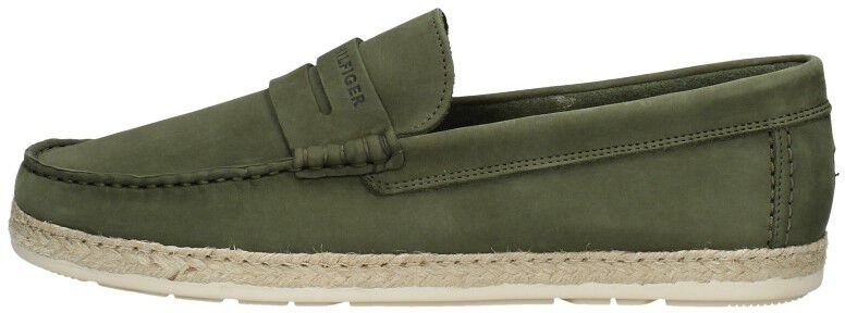 Tommy Hilfiger Jute Nubuck Mocassin groen