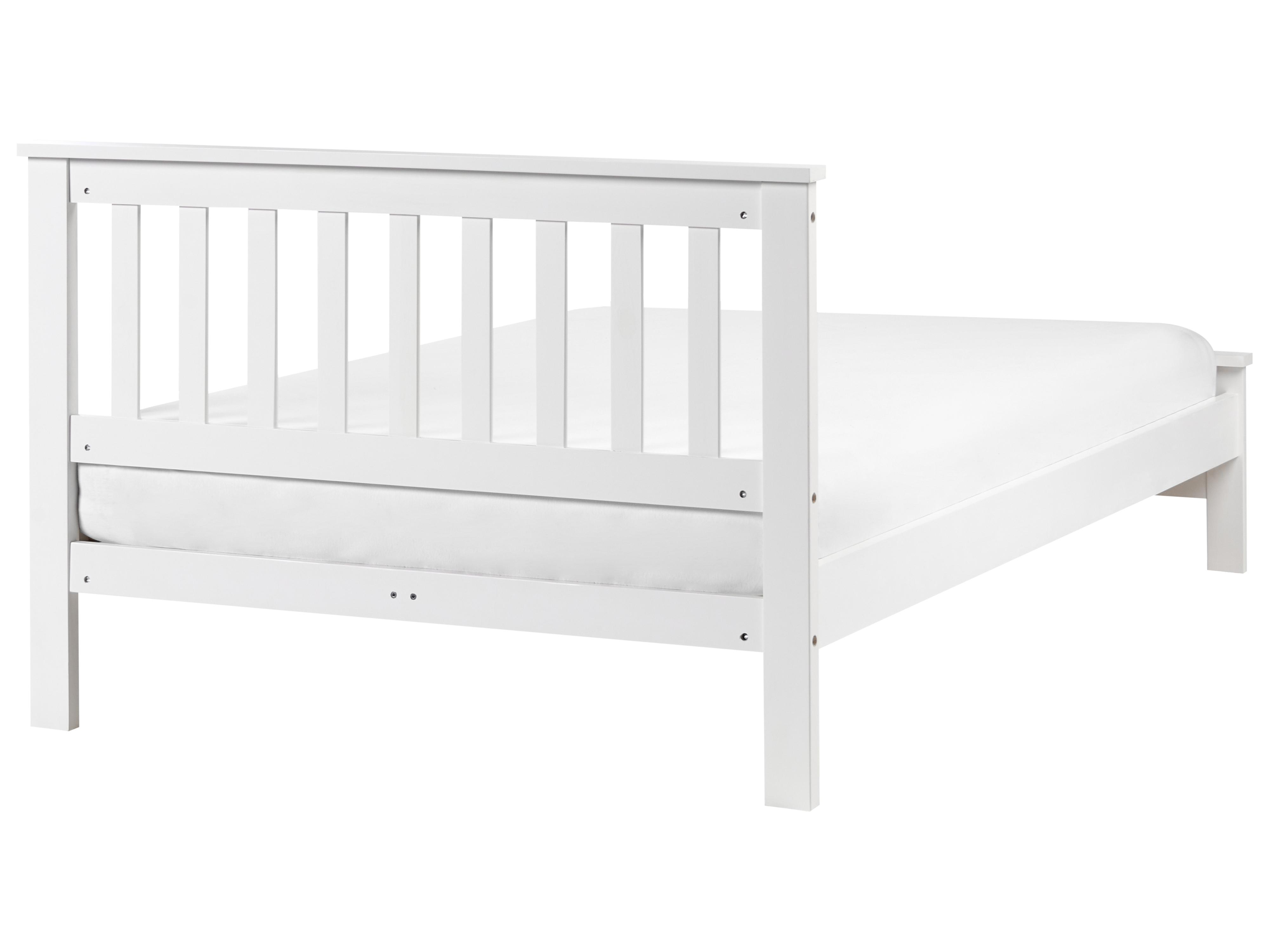 Bed Dennenhout MAYENNE 120 x 200 cm Wit