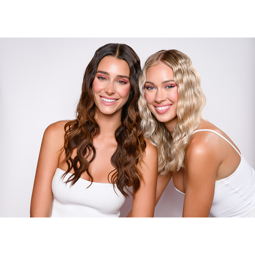 Pro Waver 32mm Dreifaches Keramik Welleneisen Lockenstab  - Schwarz