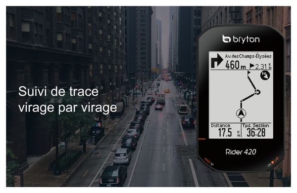 BRYTON Compteur GPS Rider 420H   Ceinture Cardio