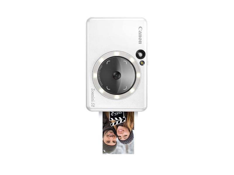 Canon Fotokamera Zoemini S2 Kit Weiss Sofortbildkamera im perfekten Taschenformat