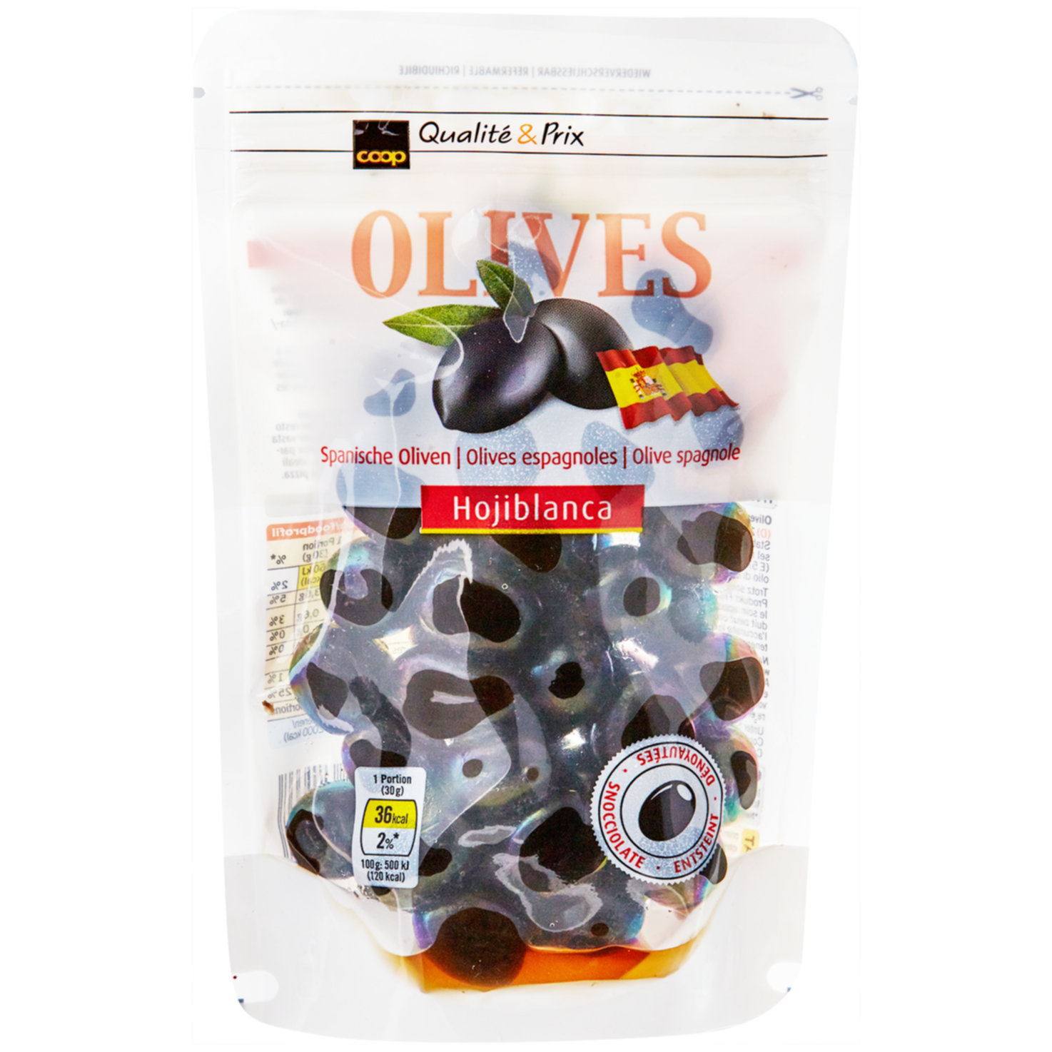 Oliven 'Hojiblanca' ohne Stein