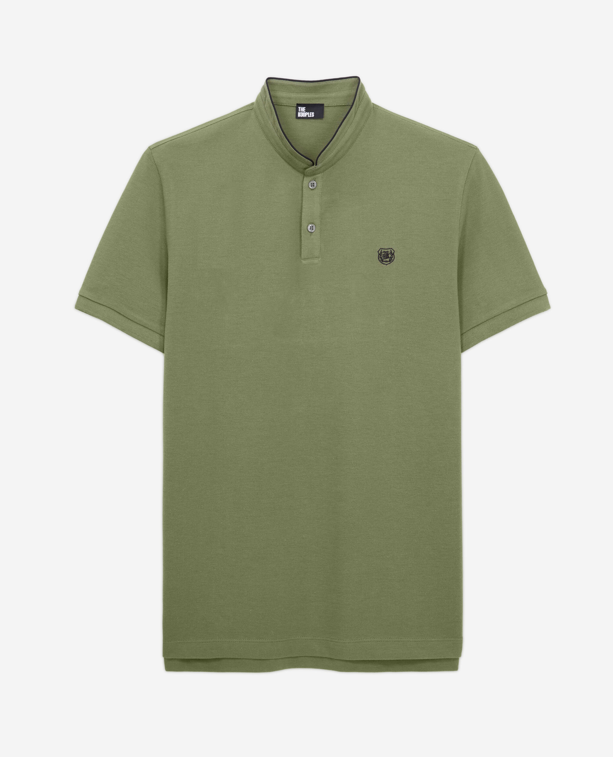 Polo col officier vert