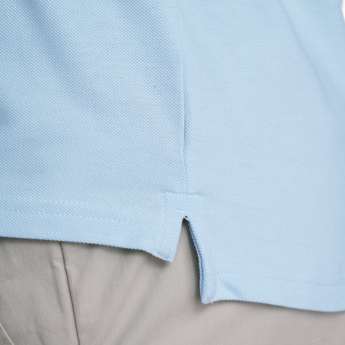 VanVaan Herren Poloshirt in Piqué-Qualität hellblau