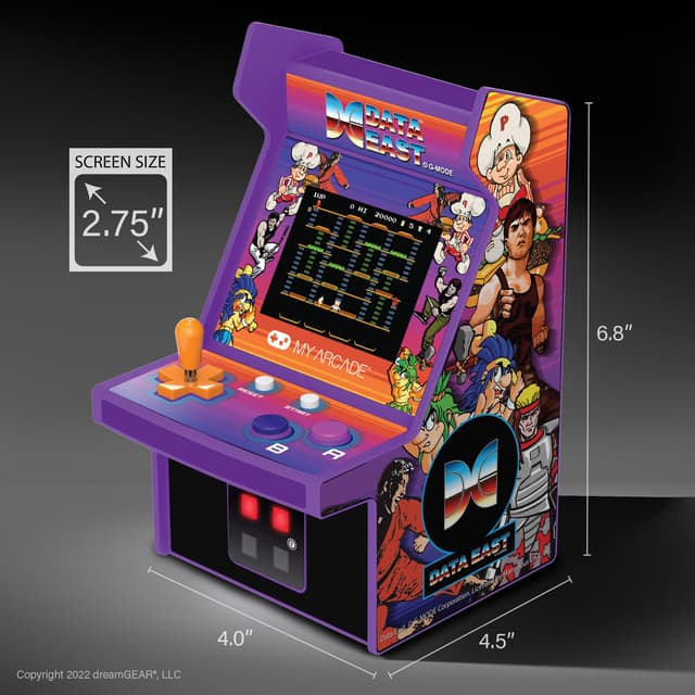 My Arcade Micro Player Pro 6,75” Data East Hits retro spillekonsol