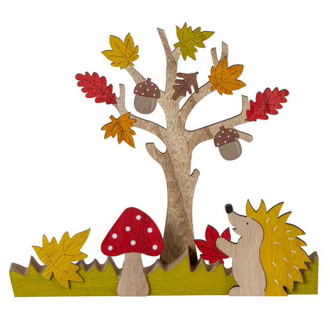 Dekobaum - aus Holz - ca. 25 x 3,5 x 22 cm