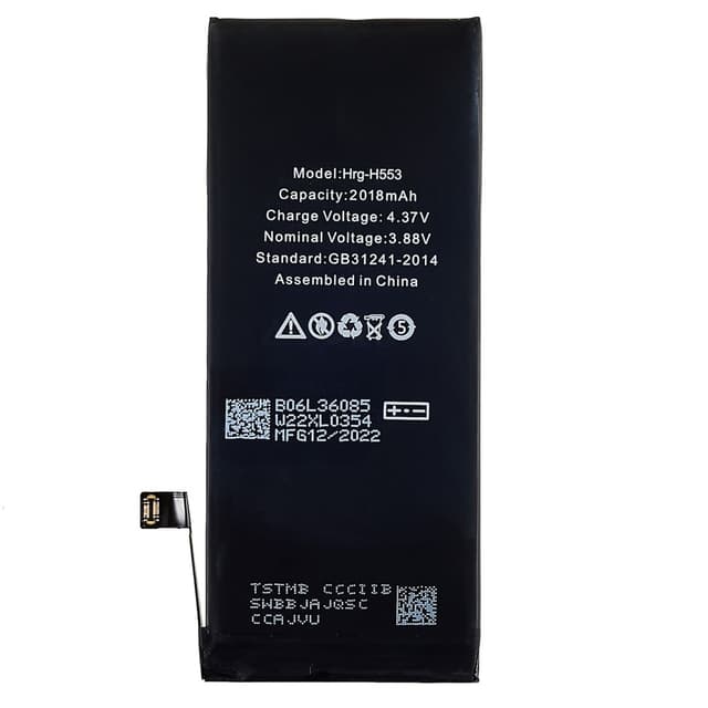Til iPhone SE (2022) 3,88V 2018mAh Li-ion batteri reservedel