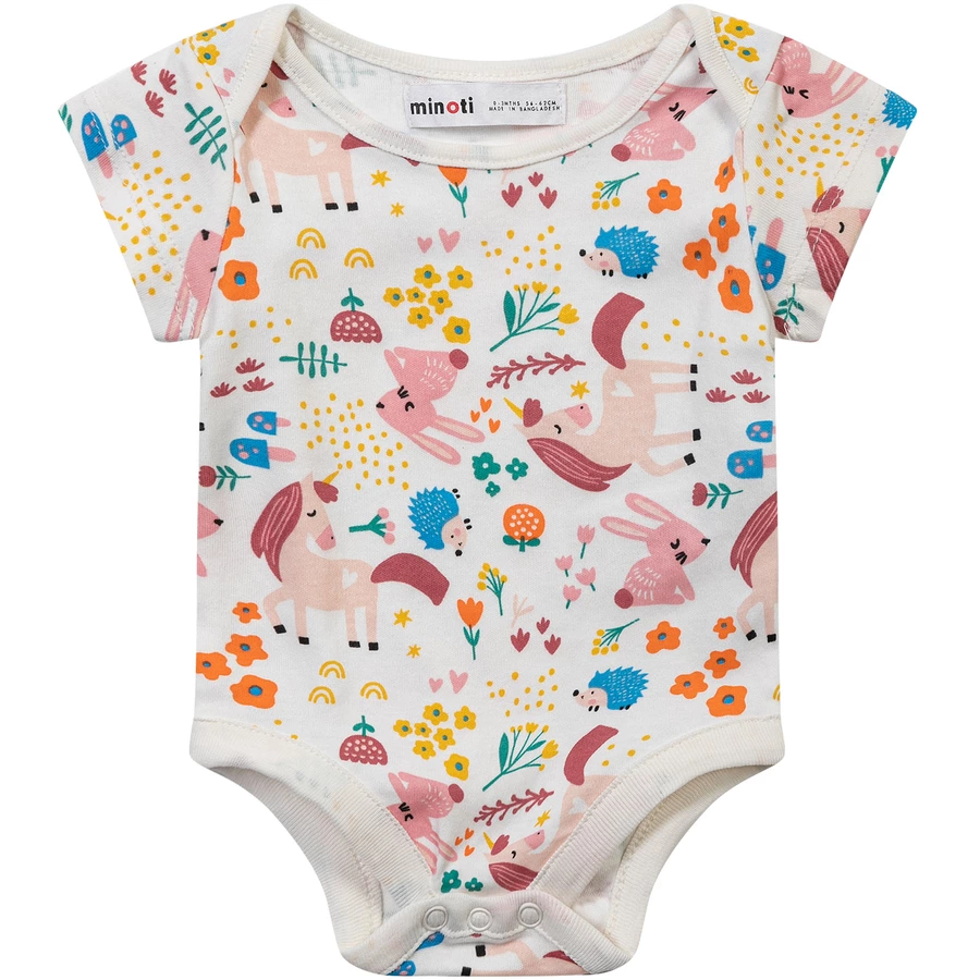 Minoti 7er Pack Bodys mit Allover-Print