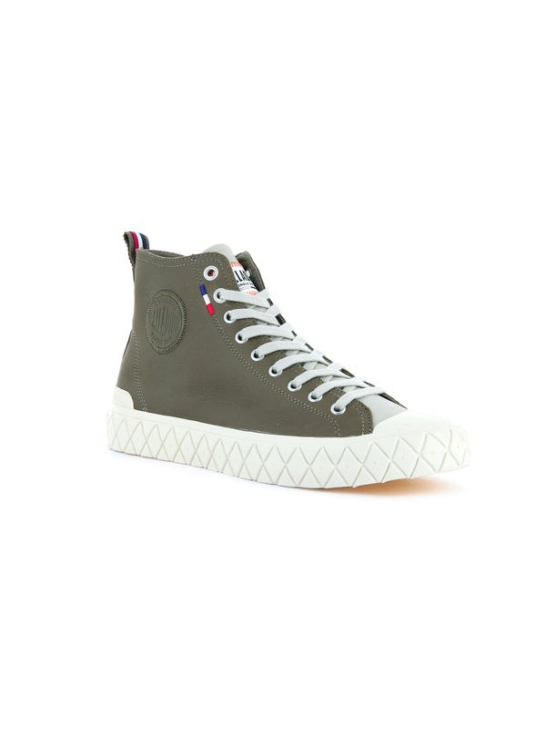 PALLA ACE MID LEATHER DUSKY GREEN - Palladium
