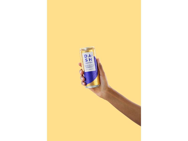 Dash Water Soft-Drinks Sparkling Mango 12 x 0.33 l Kohlensäurehaltiges Erfrischungsgetränk mit Mango-Geschmack