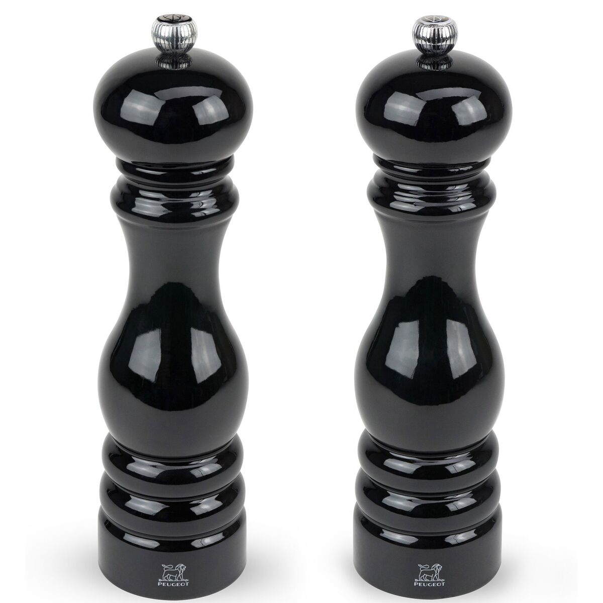 Paris DUO salt- og pepperkvern 22 cm, black laquered