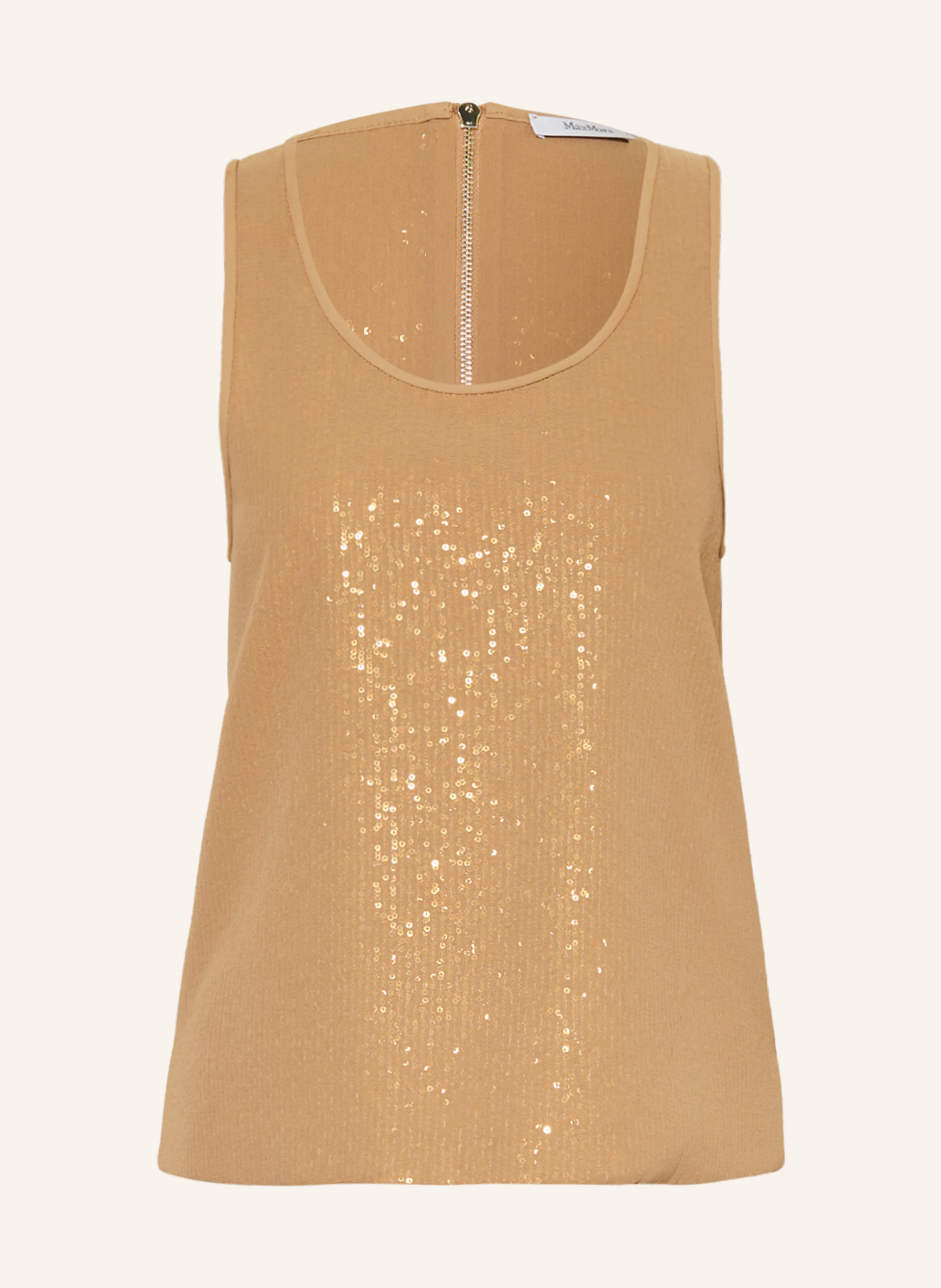 Max Mara Top PISTOIA mit Pailletten