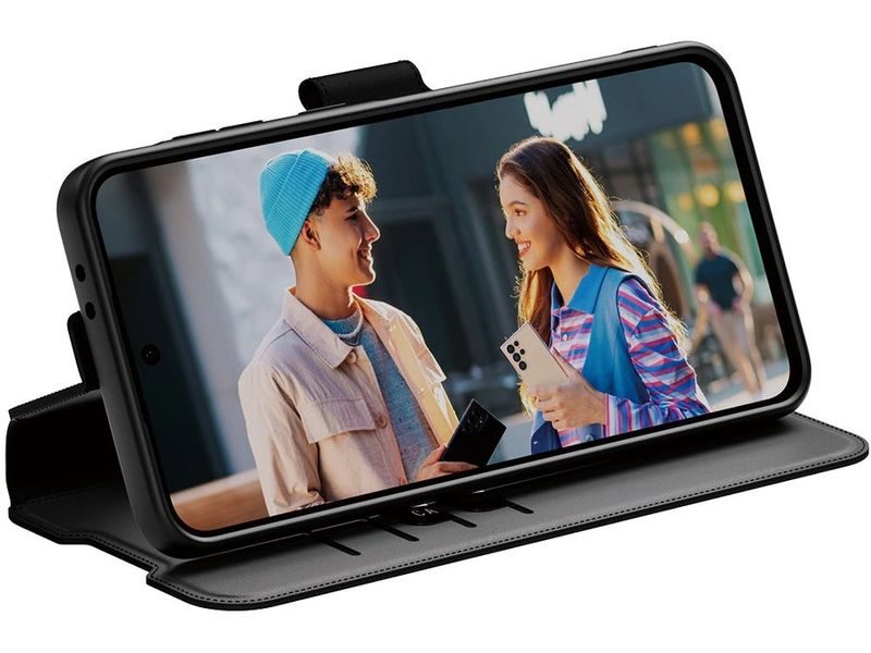CARE Back Cover Wallet Case Kickstand Galaxy A36 5G Schwarz Schutzhülle für das Samsung Galaxy A36 5G