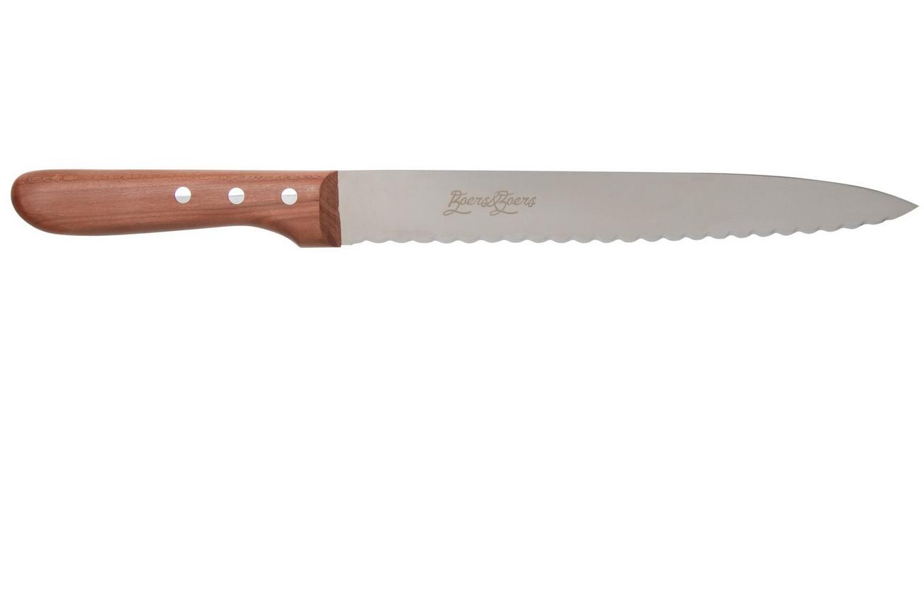 Robert Herder 1602100004 brood en vleesmes 25 cm, pruimenhout