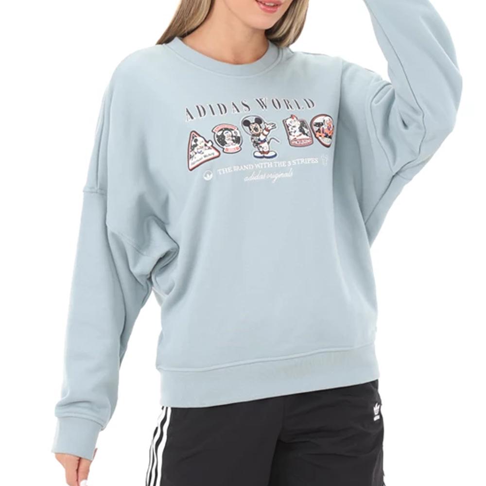 Adidas Sweat Bleu Gris Femme Adidas Disney HL9057