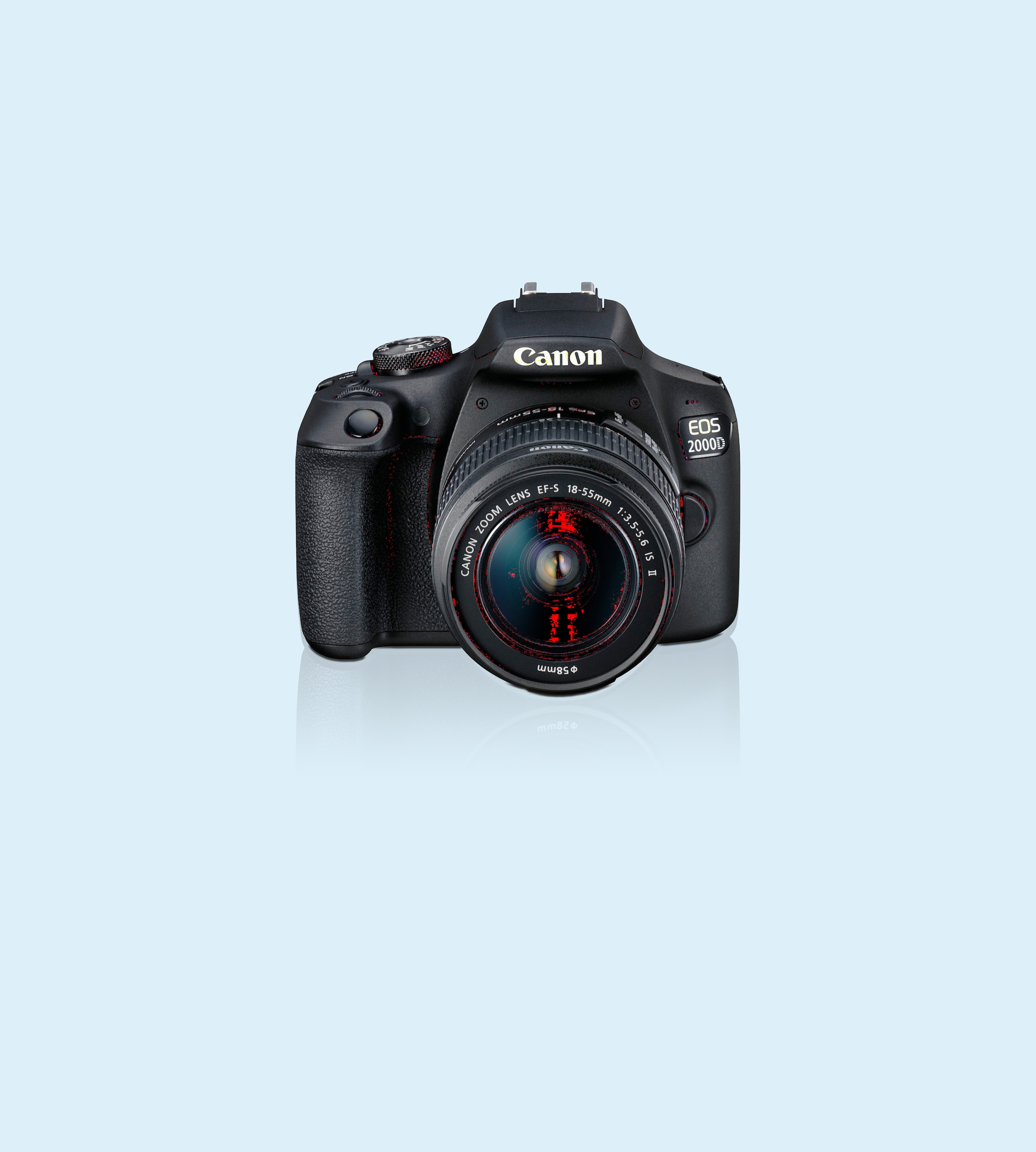Canon Spiegelreflexkamera »EOS 2000D Kit« EF-S 18-55 IS II , 24,1 , NFC , inkl. inkl. EF-S 18-55 IS II Objektiv