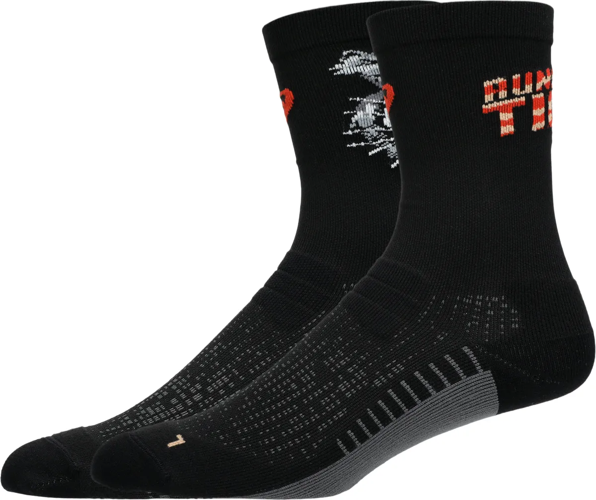 Asics Performance Run Sock Crew Performance Black/coral Reef