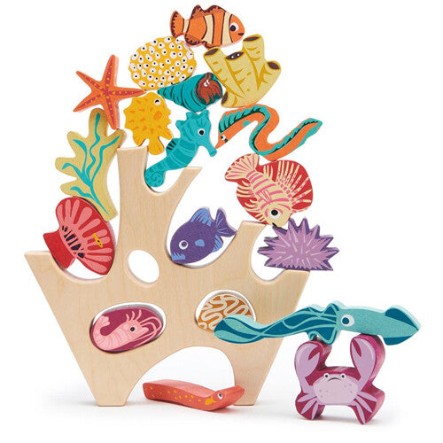 Tender leaf toys stapelspeelgoed zeedieren