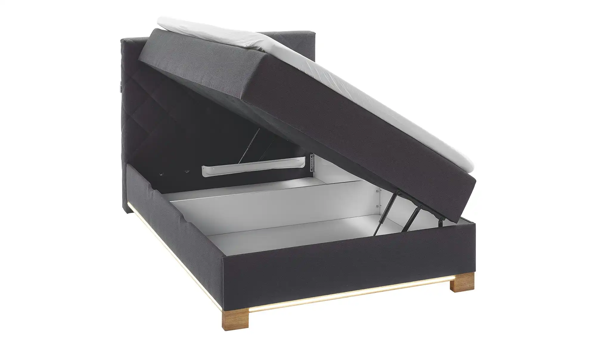 Boxspringbett USB-Anschluss & LED- Beleuchtung  Clara