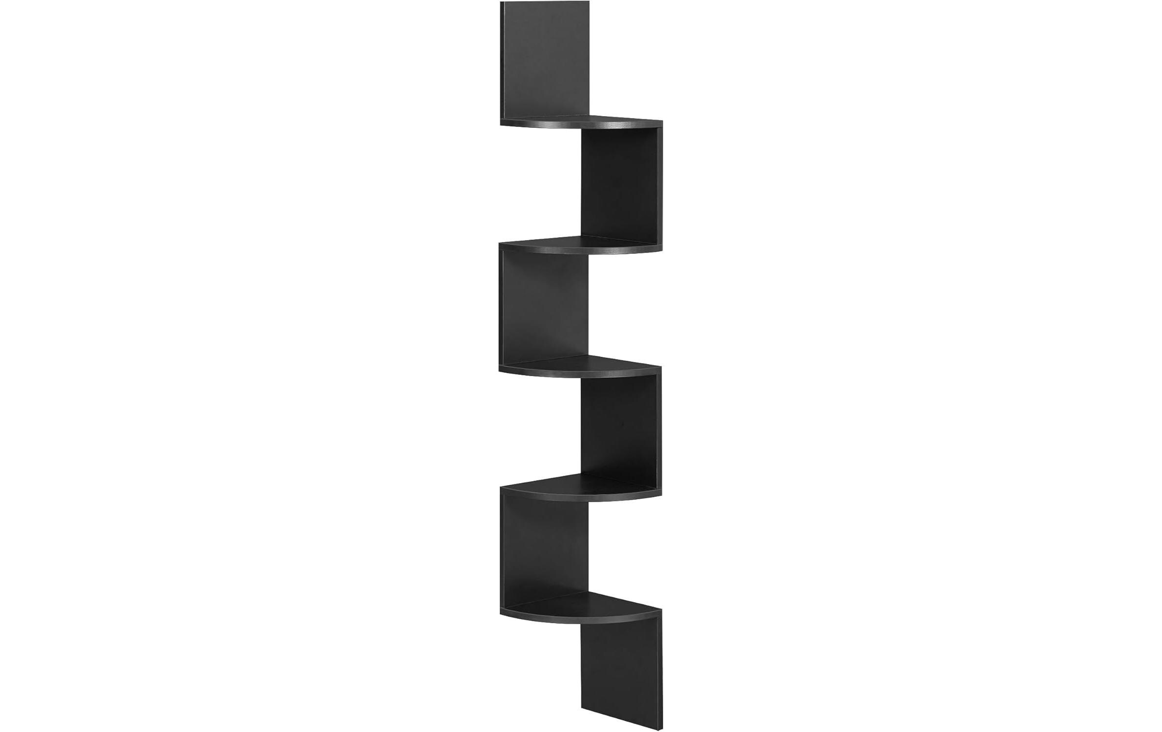 Bücherregal 20 x 20 x 126 cm, SchwarzRegal für Bücher