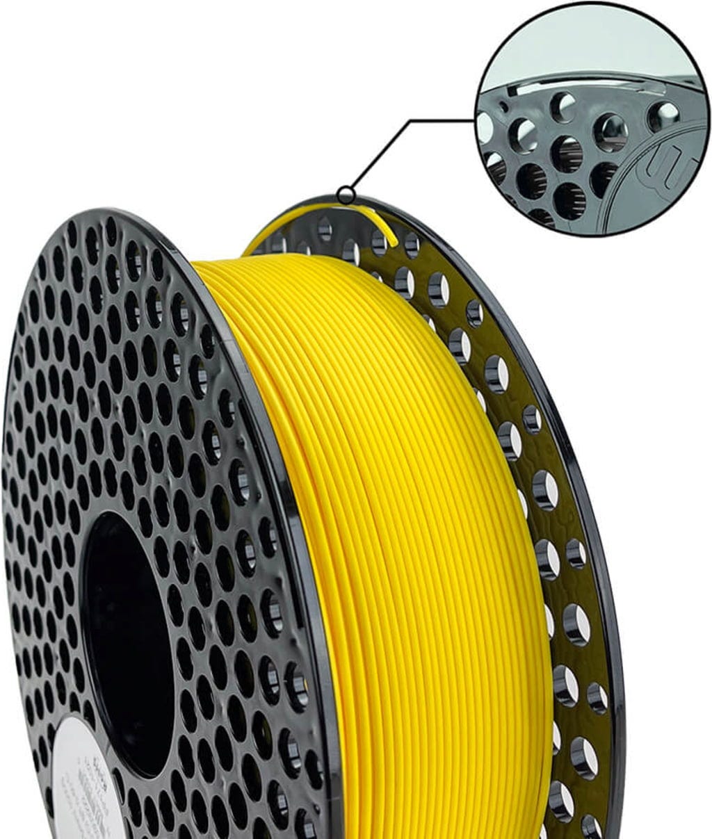 AzureFilm  ABS-P Gelb, 1,75 mm / 1000 g    Extrem schlagfest und wärmebeständig