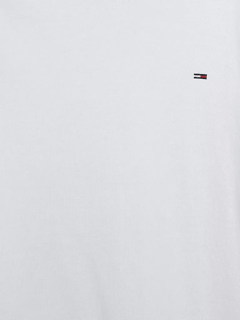 TOMMY JEANS Langarmshirt  Slim Fit weiss