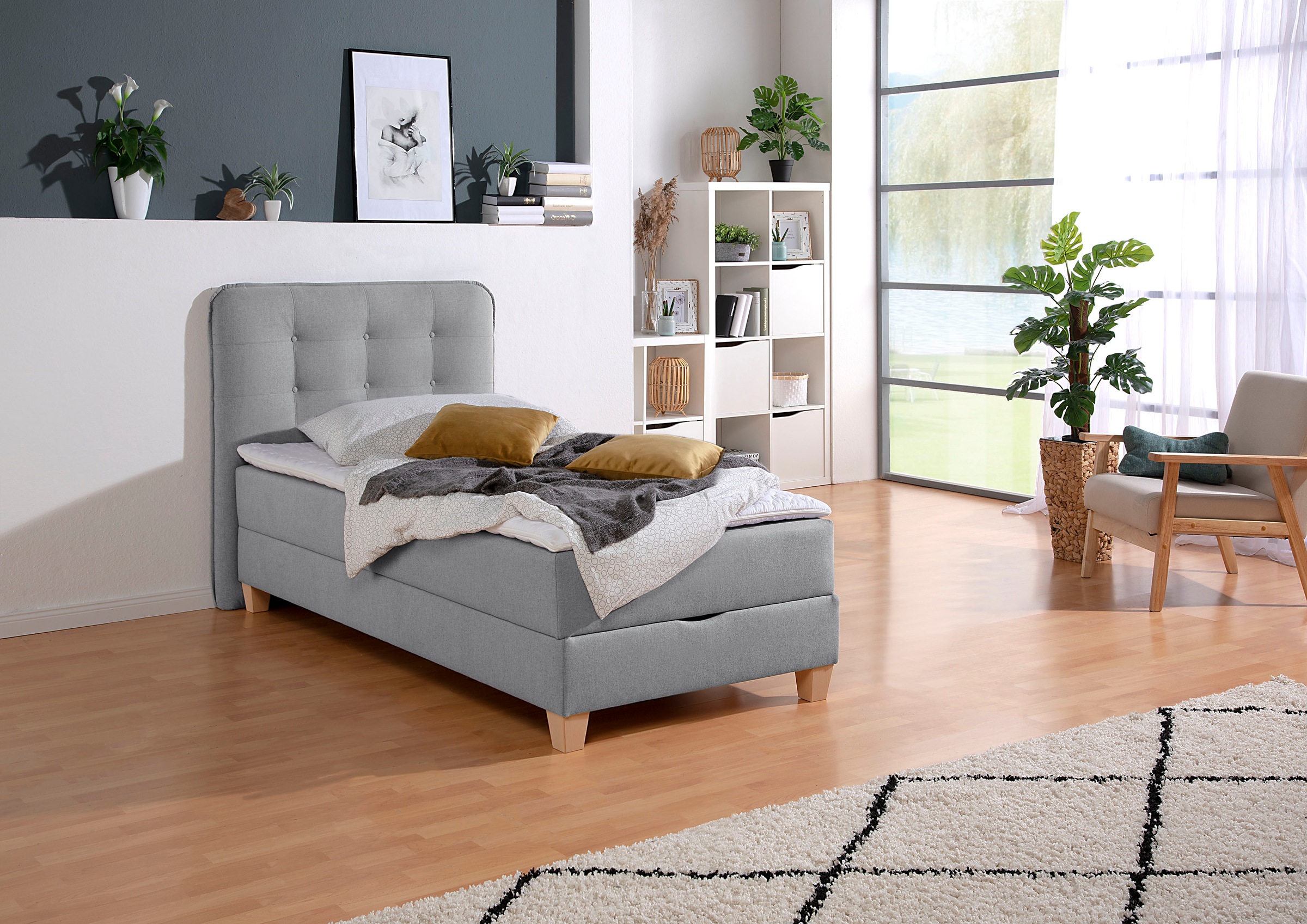 Home affaire Boxbett inklusive Kaltschaum-Topper und Bettkasten