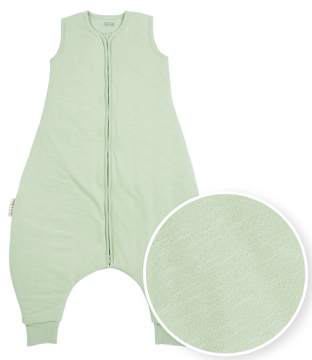 winter slaapoverall jumper Slub soft green