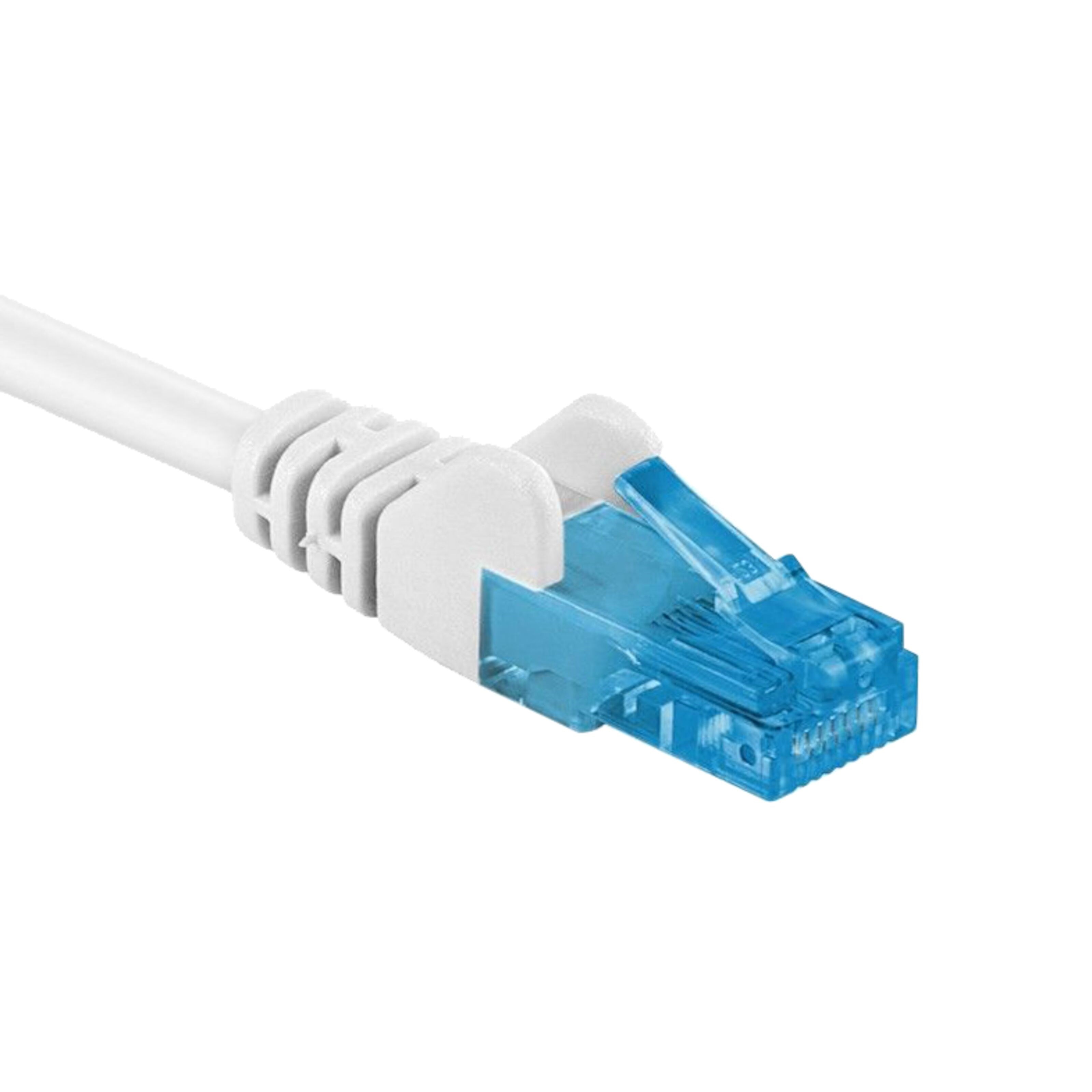 Halogenfri UTP-nettverkskabel Cat. 6a Hvit 0,25 m