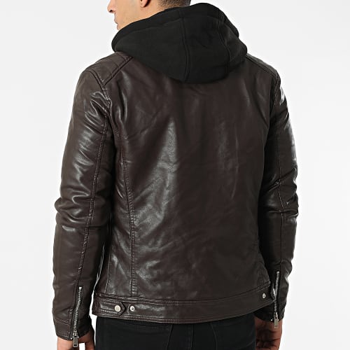 Veste Biker 5025 Marron