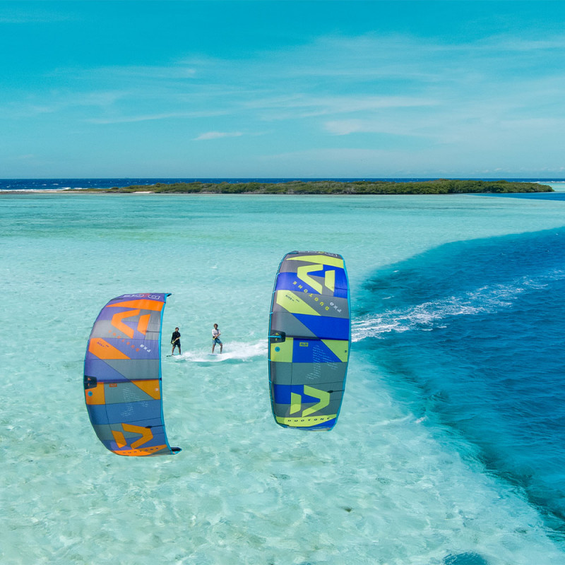 AILE DE KITESURF DUOTONE DICE SLS 2024 BLUE/DARK GREY