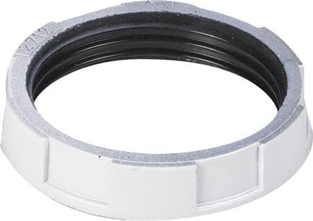 Omløbsring 47 mm hvid til kronefatning E27