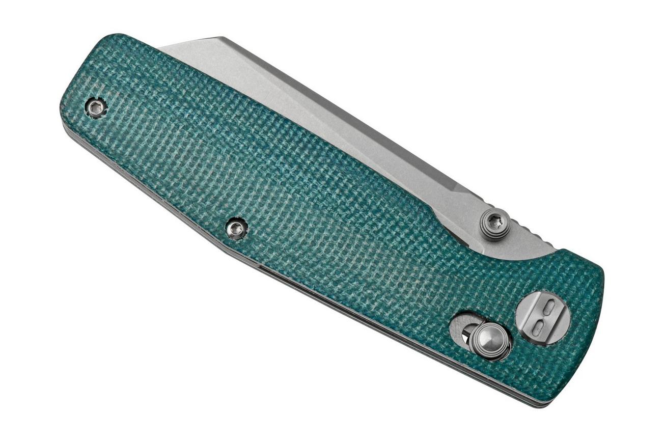 Bestech Slasher BG43C-1 Blue Micarta, zakmes
