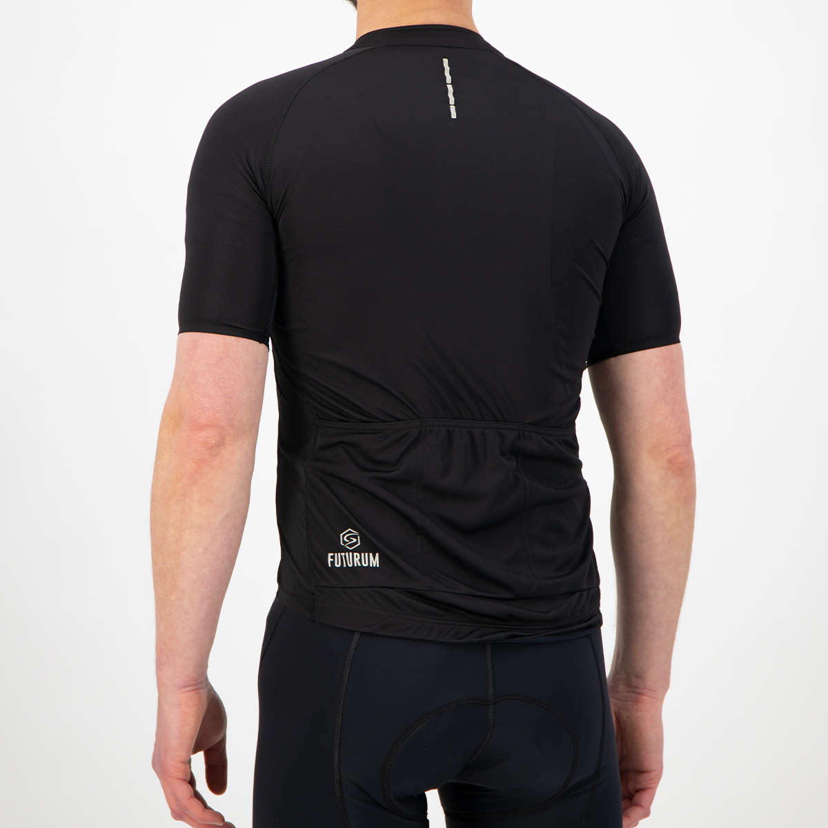 FUTURUM PEPIJN II Fietsshirt Korte Mouwen Zwart Heren