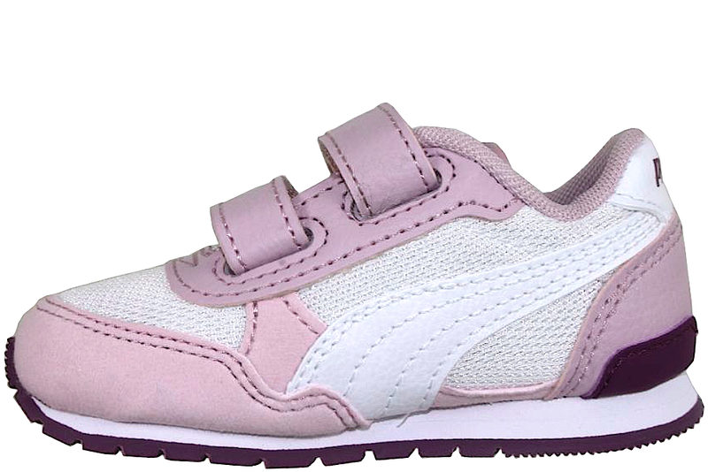 PUMA ST RUMMER V3 MESH V INF SKO I LYSERØDT PU