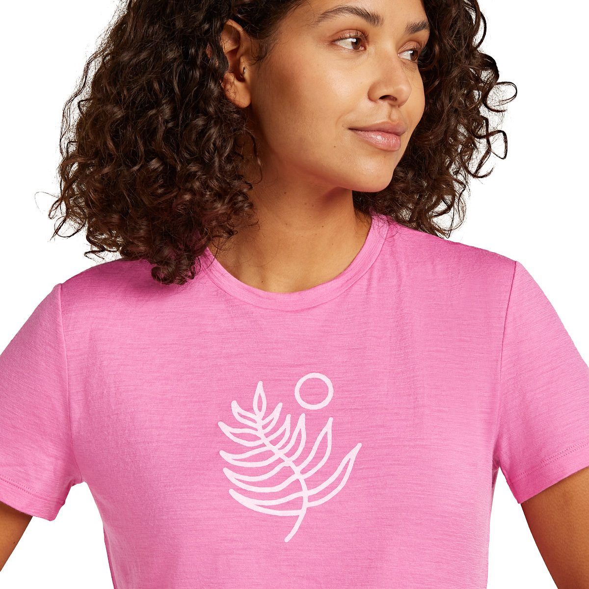 Icebreaker Merino 150 Tech Liteb Fresh Fern T-Shirt Damen pop