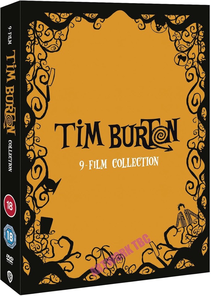 Tim Burton Collection (9 Films) DVD - Directed by...Beetlejuice...Batman..Corpse bride and more....