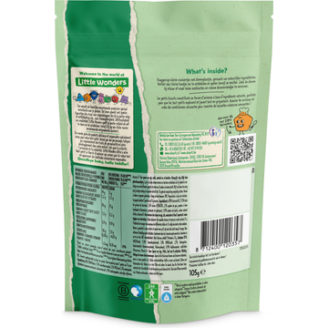 Olvarit Little Wonders Erwten & Basilicum Puzzle Crackers 105g