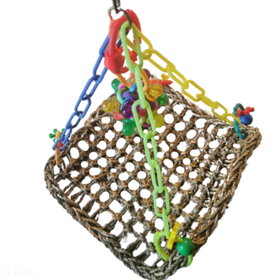 Jouet pour perroquet, perruche, oiseaux exotiques balancoire chaine