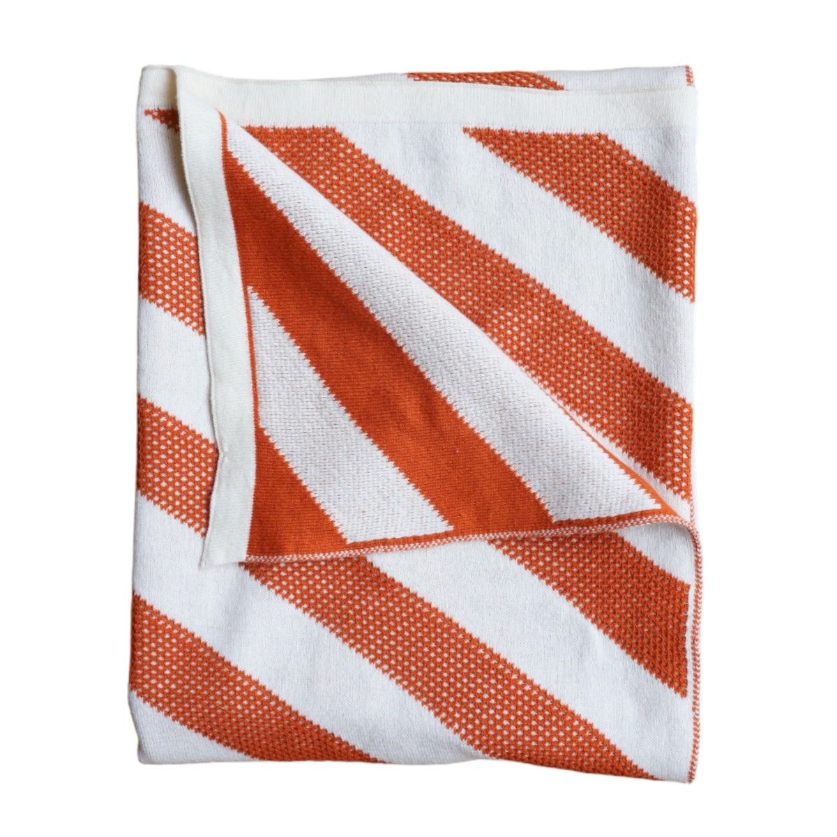 Couverture en tricot rayée - Sahara Petit toi