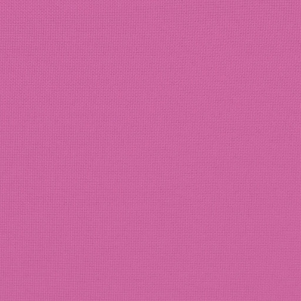 Coussins de banc de jardin lot de 2 rose 120x50x7 cm tissu