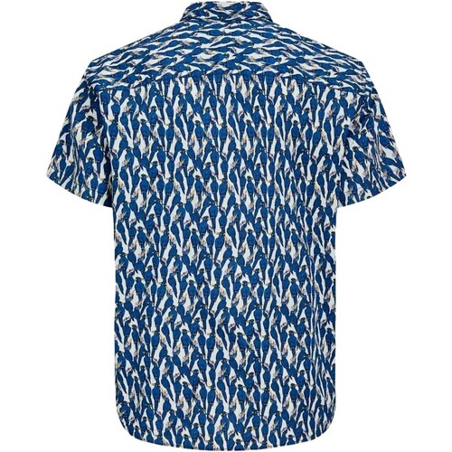 Jack & Jones - CAMISA ESTAMPADA HOMBRE JACK & JONES 12233538 Blanco