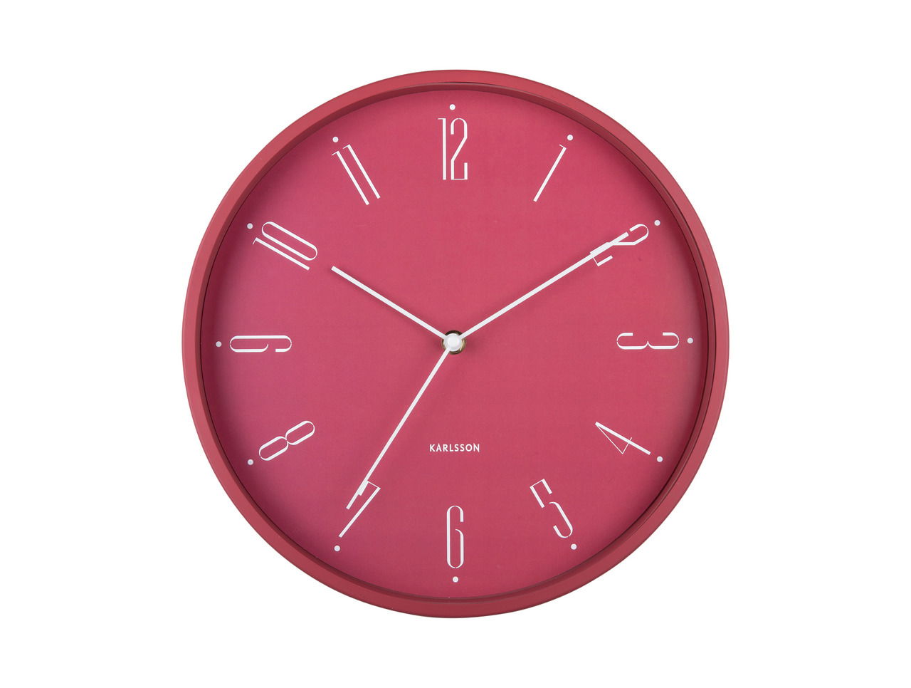 KARLSSON Wall Cock Regal BLUSH RED
