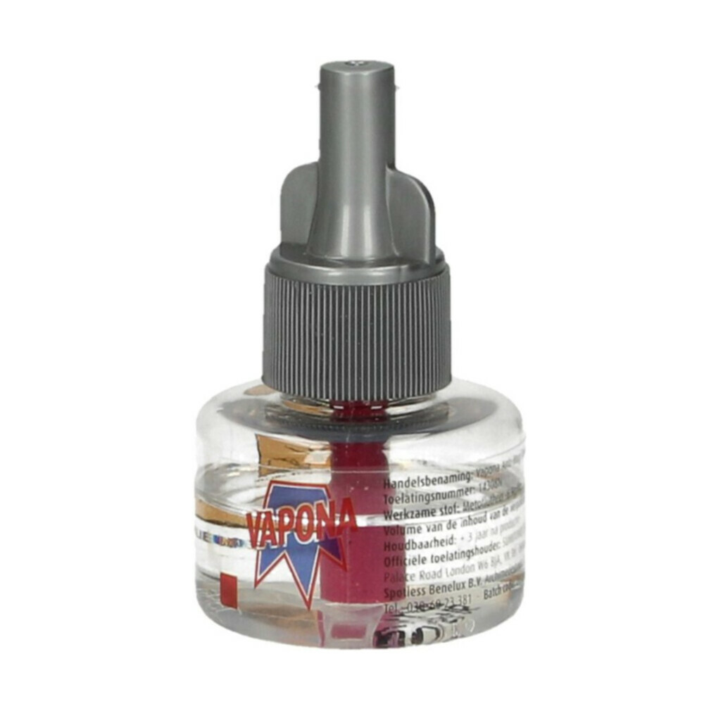 12x Vapona Anti-Mug Muggenstekker Navulling 45 nachten18 ml