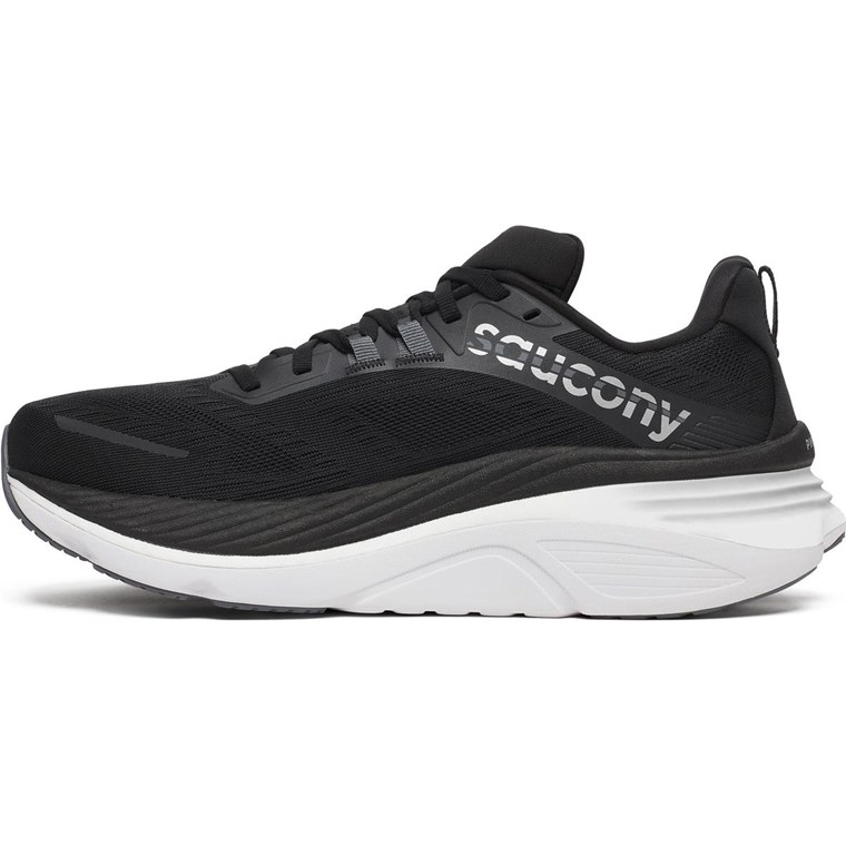 Saucony Hurricane 24 Mens Black/Carbon