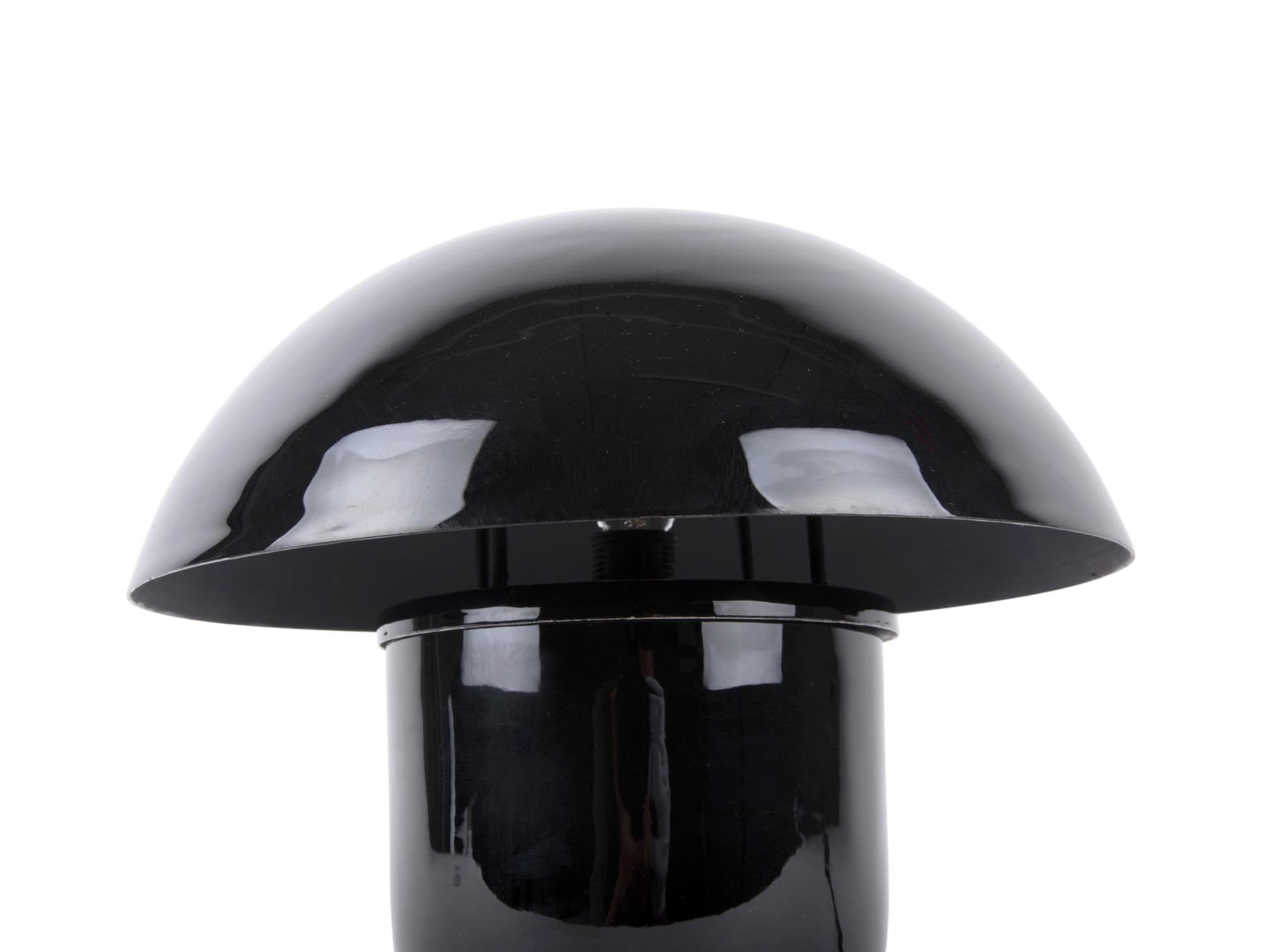 Table lamp Fat Mushroom enamel black